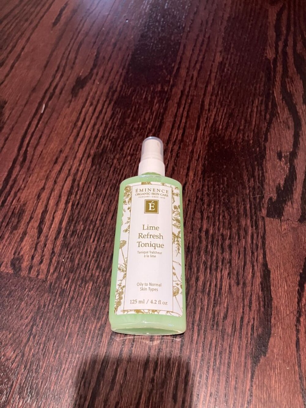 Eminence Organic Skin Care Lime Refresh Tonique, 4.2 fl oz, Brand New